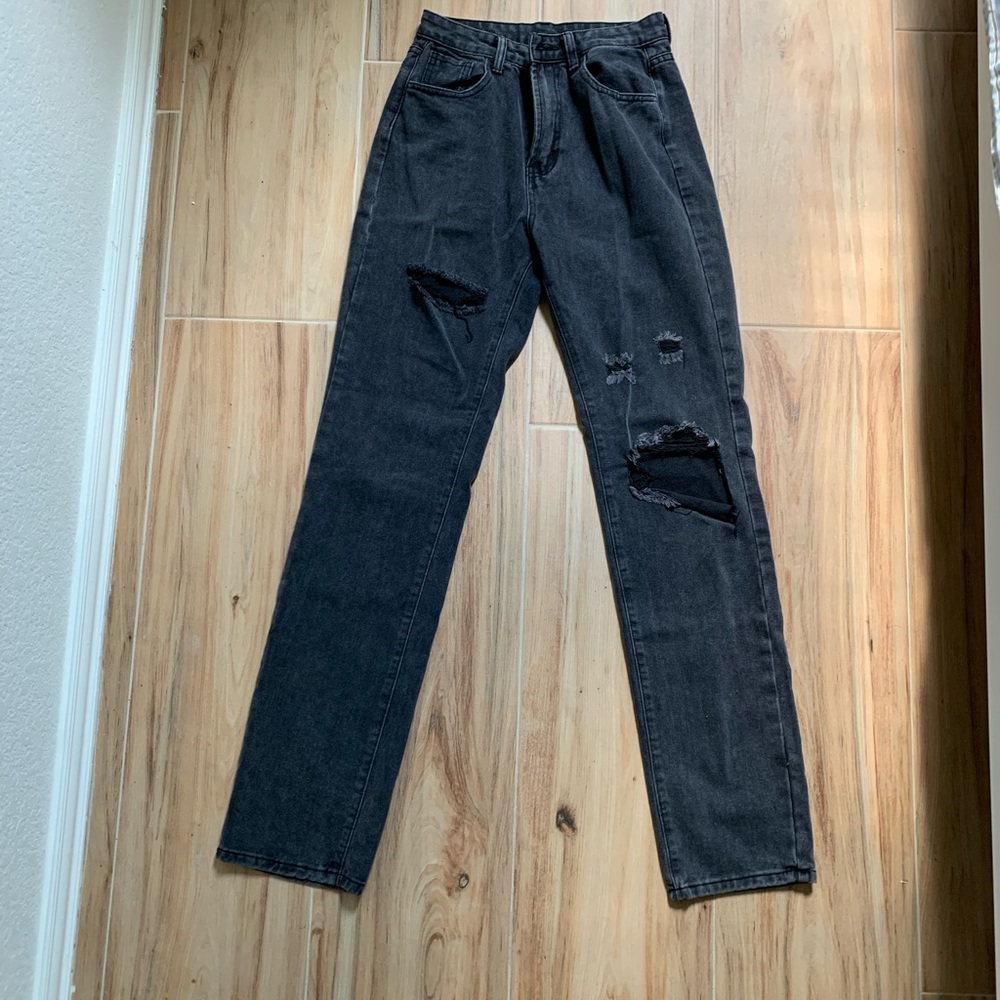 Straight leg baggy jeans